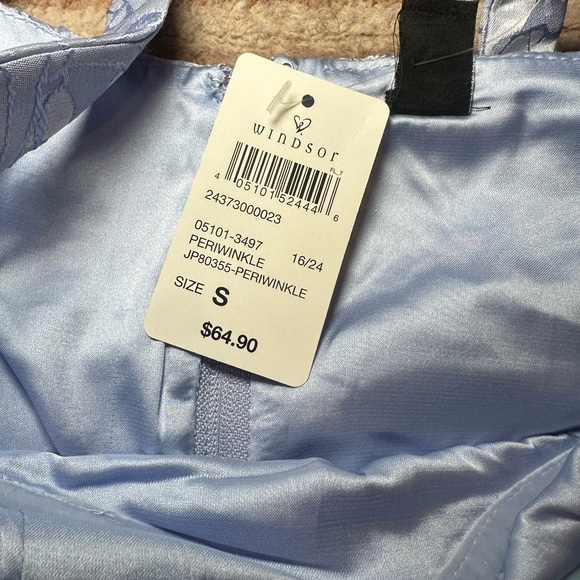 Windsor Light Blue Mini Dress - Picture 5 of 11